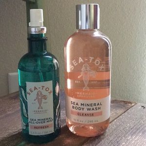 Sea Tox bath and body mist and soap
